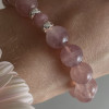 Браслет з рожевим кварцем Браслет з рожевим кварцем