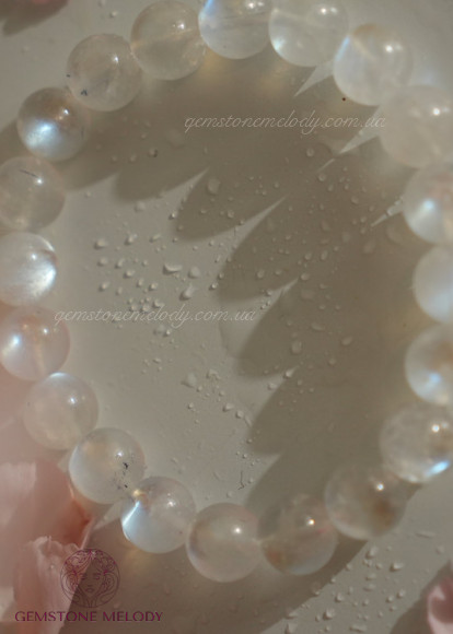 Браслет з місячним каменем великим 10.5мм