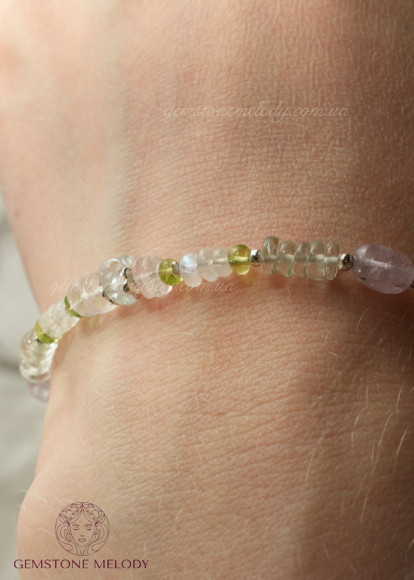 Браслет з міксу мінералів