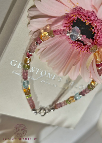 Браслет з міксу натуральних каменів Браслет з міксу натуральних каменів