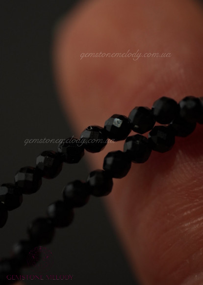 Чокер з чорного турмаліну
