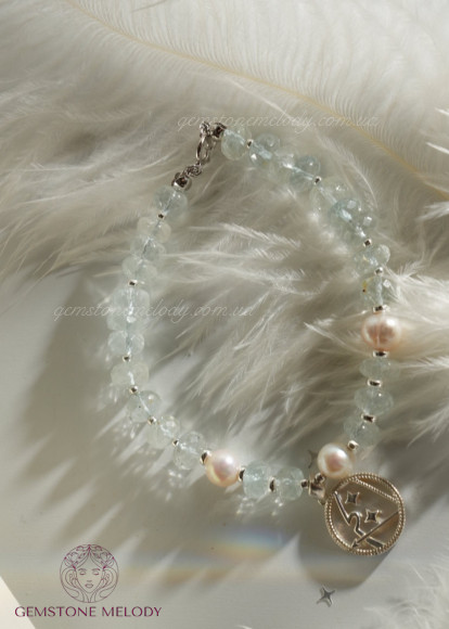 Браслет з топазом 