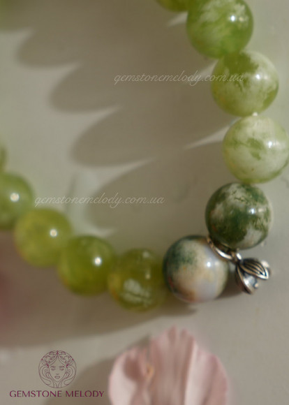 Браслет з серпентином високої якості 