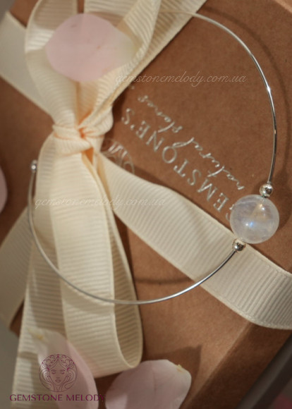 Браслет дугою зі срібла