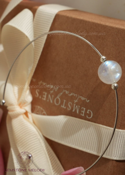 Браслет дугою зі срібла