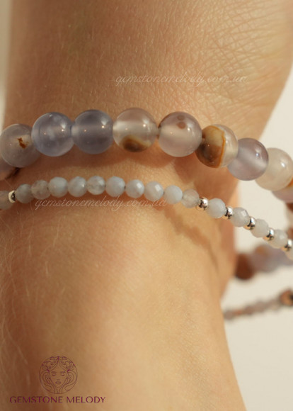 Браслет з халцедону