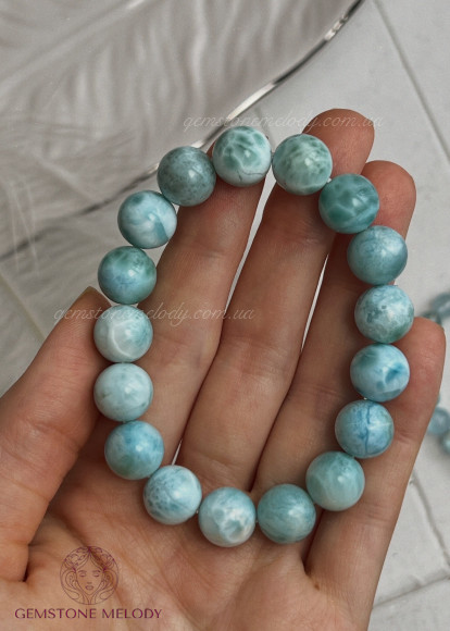 Браслет з ларимаром високої якості 11.5-12мм