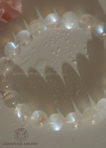 Браслет з місячним каменем великим 10.5мм