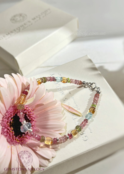 Браслет з міксу натуральних каменів Браслет з міксу натуральних каменів